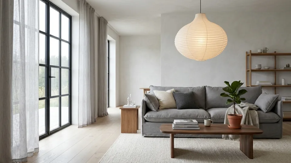 Scandinavian living room render